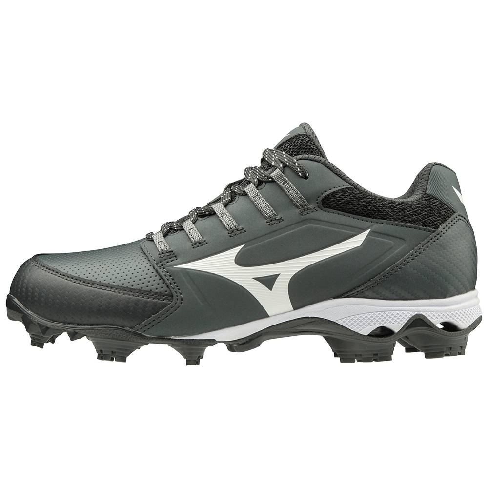 Zapatillas Sofbol Mizuno 9-Spike Advanced Finch Elite 4 TPU Molded Mujer Gris/Blancas Outlet SKZN-17